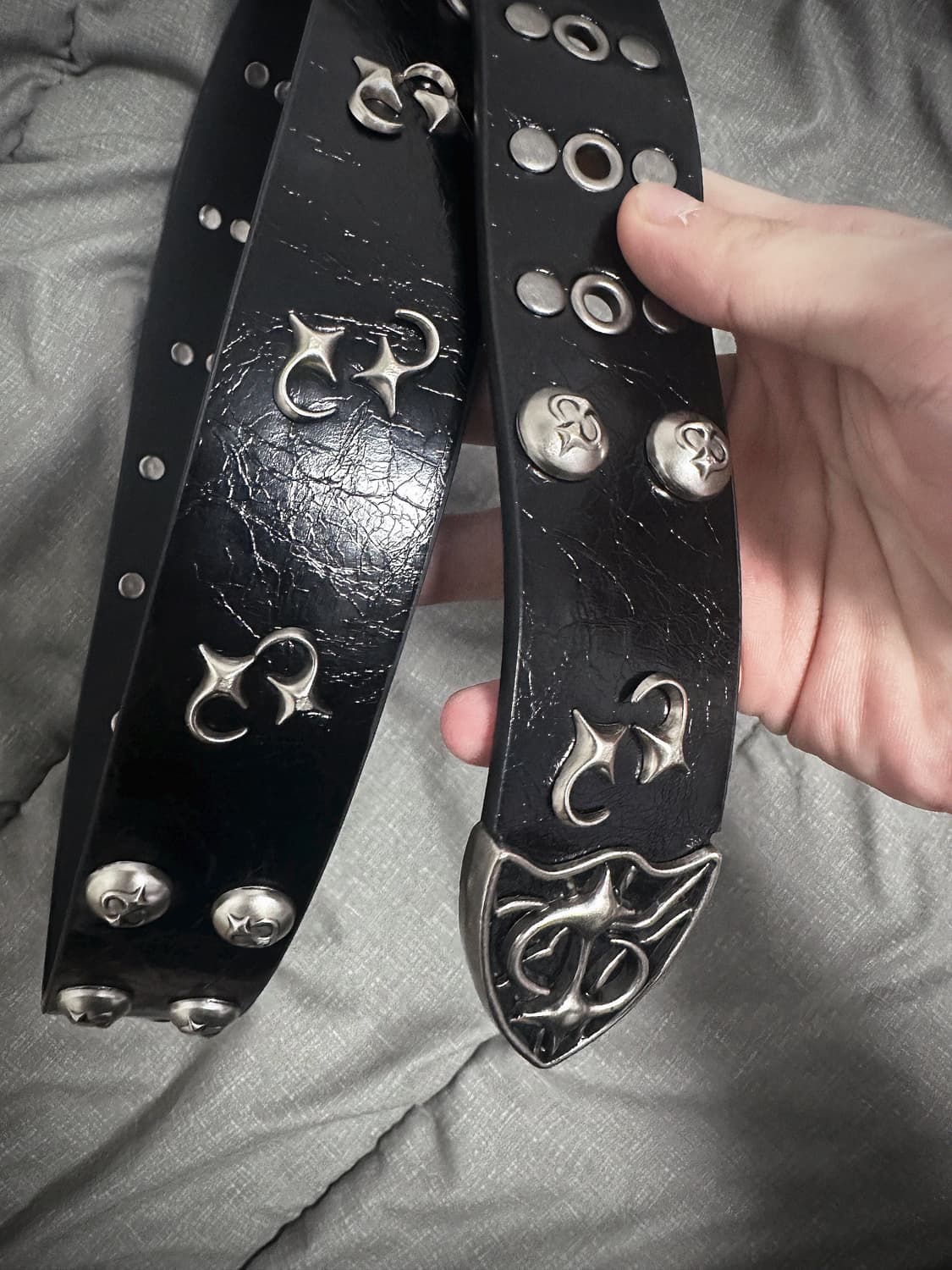 스터드 헤비 메탈 벨트 상품이미지2