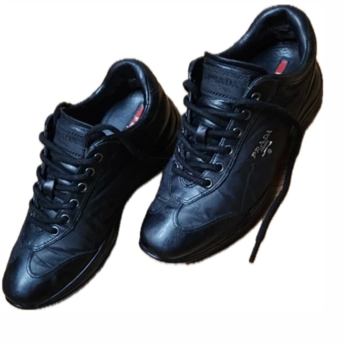 Prada Black Nylon Low Sneakers  상품이미지2