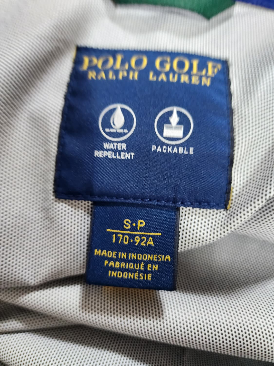 폴로 랄프로렌의 PGA 챔피언십 2021 오션 코스 골프 레인 재킷 상품이미지3