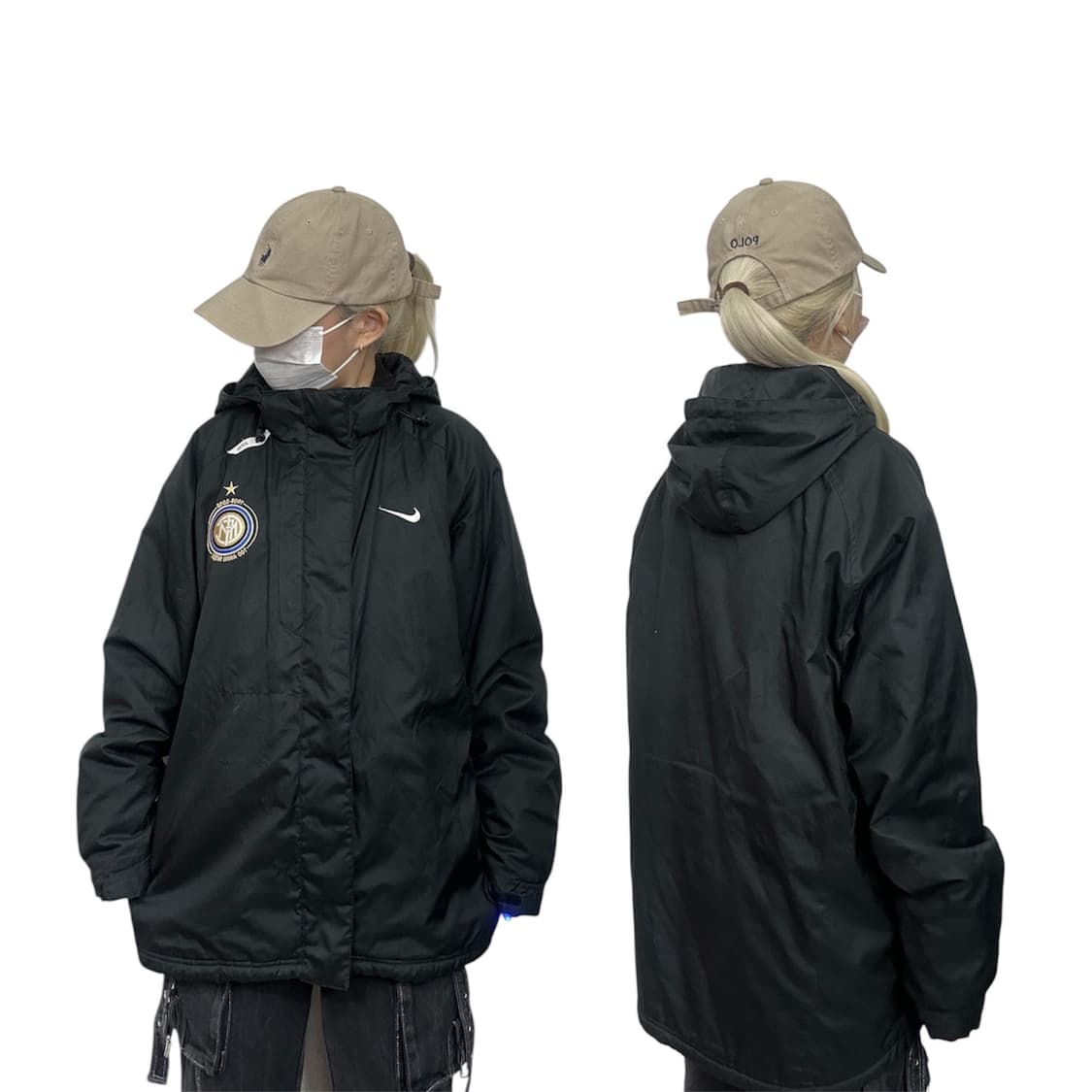 03 나이키 블랙 인터밀란 100주년 패딩 점퍼 바람막이 자켓 M 상품이미지1