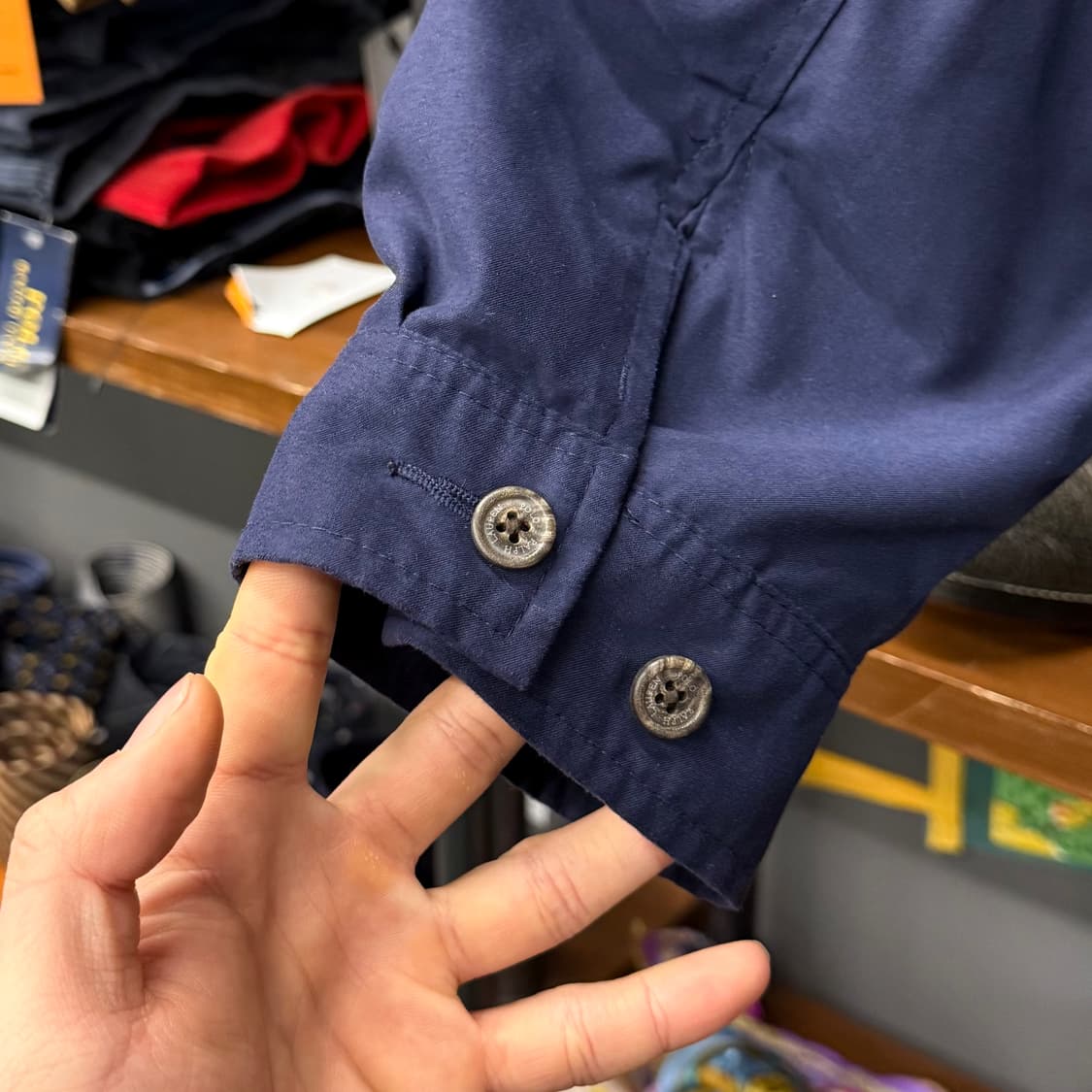 폴로 골프 체크 라이닝 스윙탑 자켓 블루종 컨트리 N649 상품이미지4