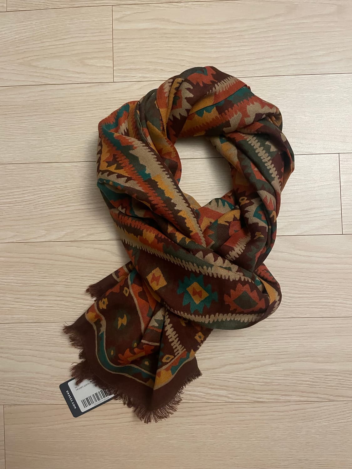 드레익스 울 실크 혼방 스카프 상품이미지1