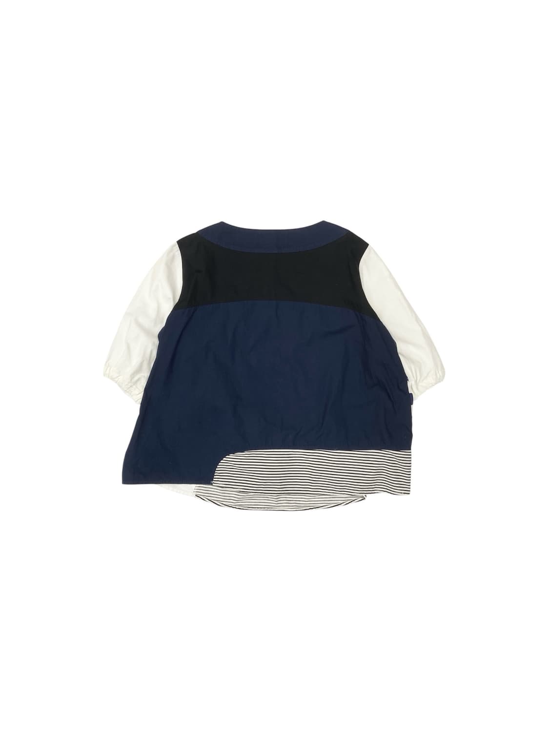 BEAMS Amicaga Patchwork Blouse 상품이미지5