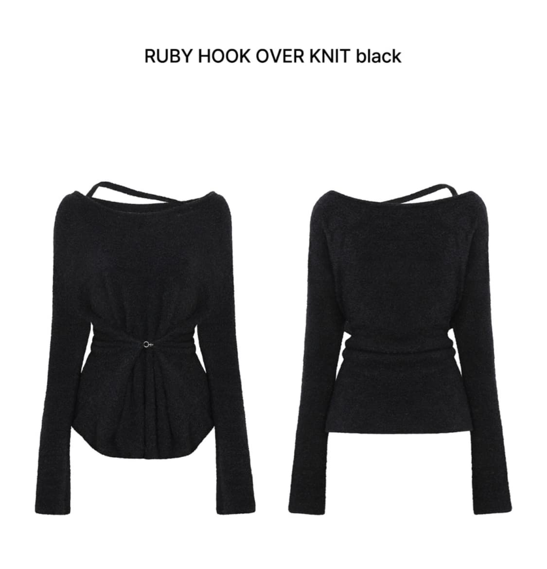 페인오어플레져 루비후크오버니트 RUBY HOOK OVER KNIT 상품이미지1