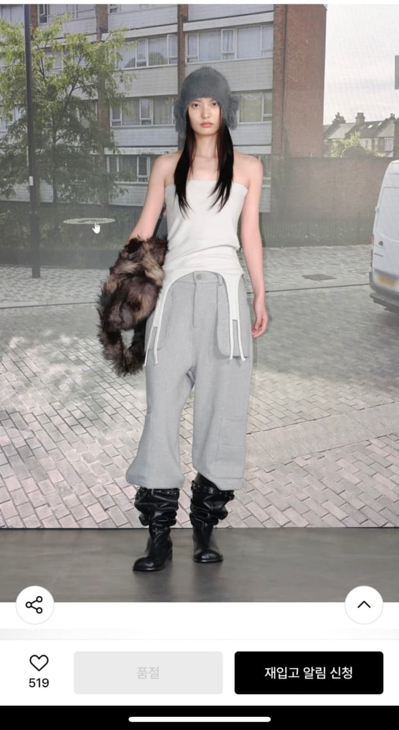 세릭 가터 탑 스커트 (미착용) 상품이미지3