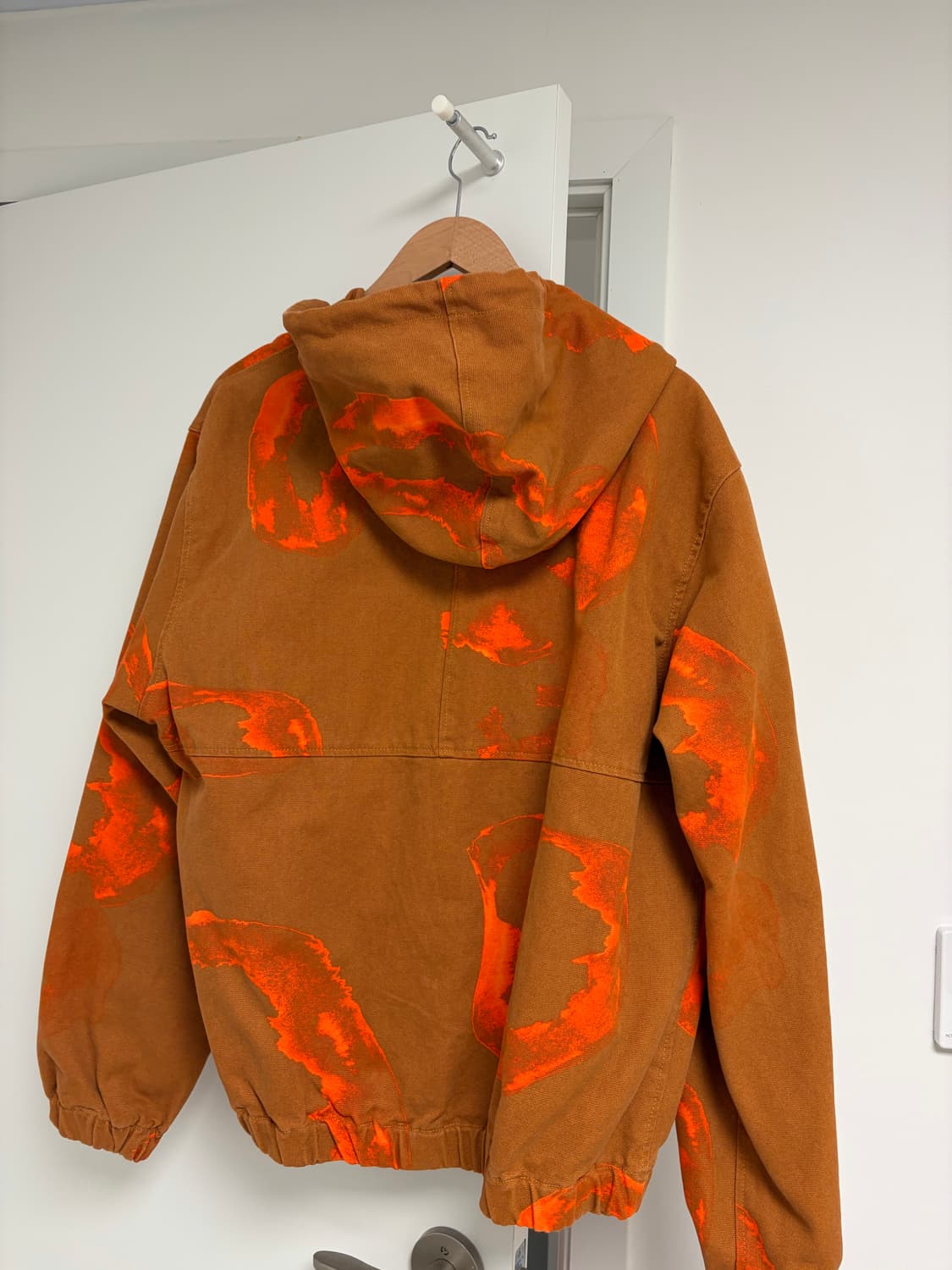 스투시 플레임 프린트 워크자켓 L 상품이미지2