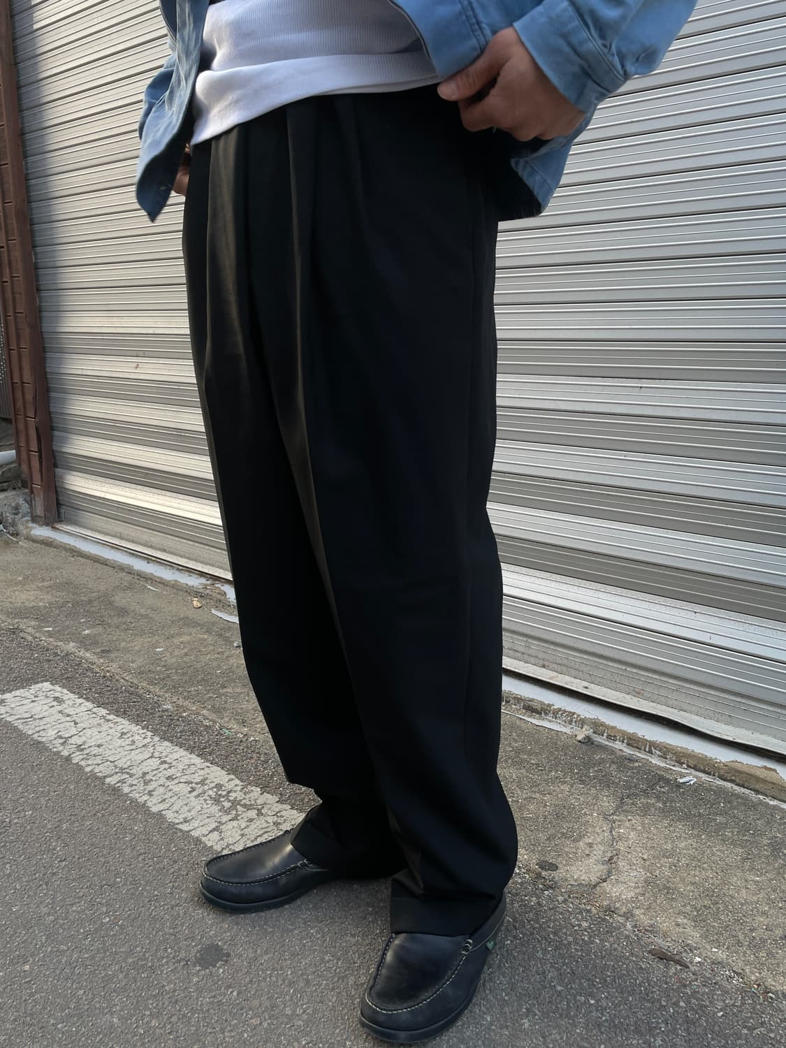 00s Lauren Ralph Lauren Trousers Black 상품이미지1