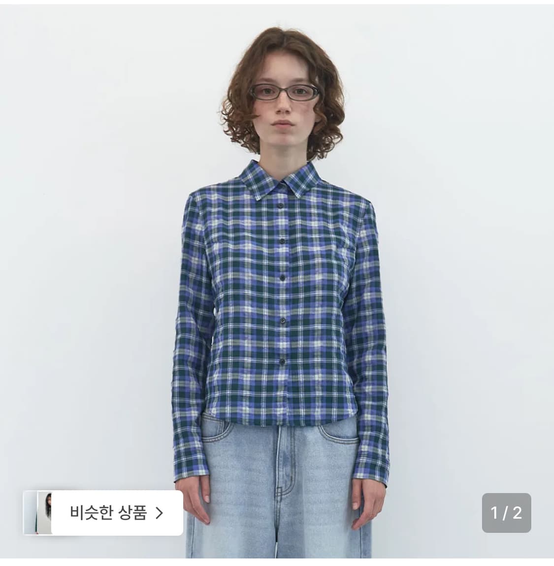 엔조블루스 위티 체크 셔츠  상품이미지1