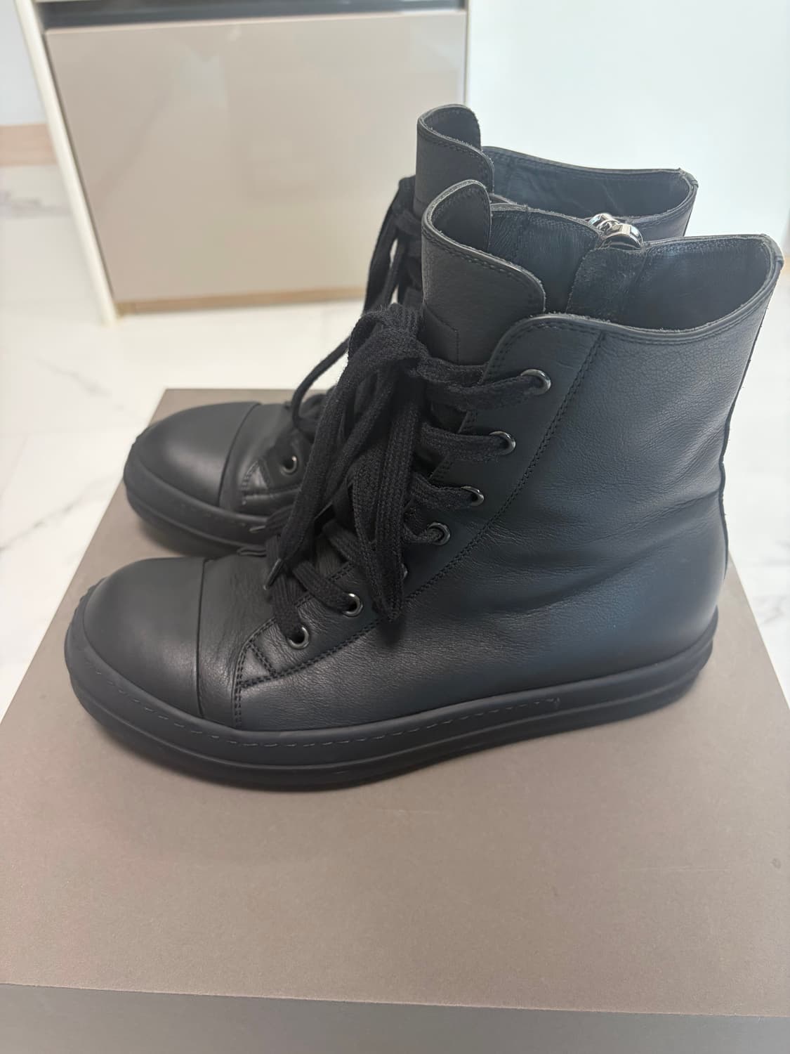 릭오웬스 라몬즈 올블랙 40 상품이미지3