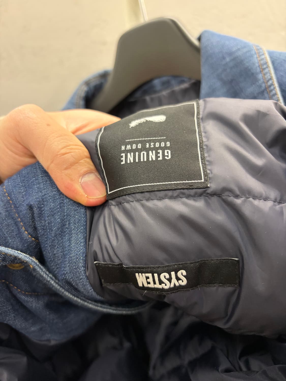 System 데님 다운 자켓 105 상품이미지5