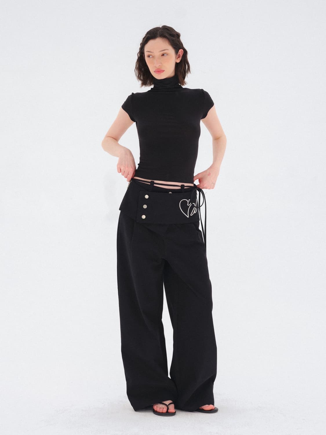 costustoot 블랙 팬츠 상품이미지2