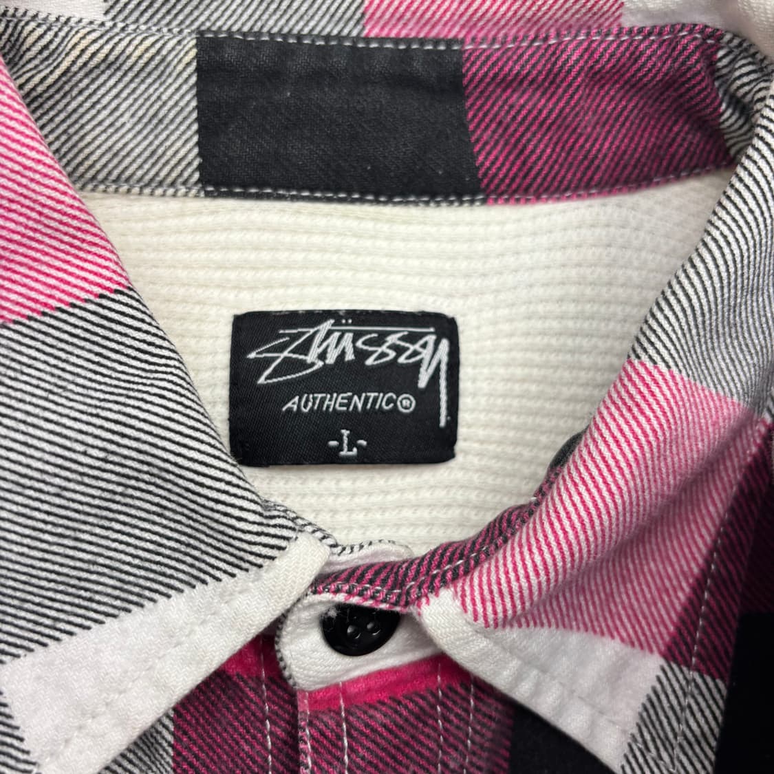 스투시 써멀 플레이드 체크 셔츠 자켓 L 상품이미지7