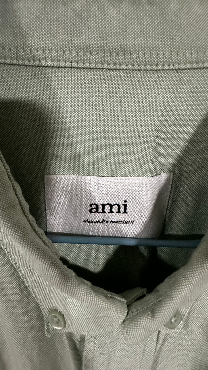 아미 옥스포드 올리브 셔츠 상품이미지2