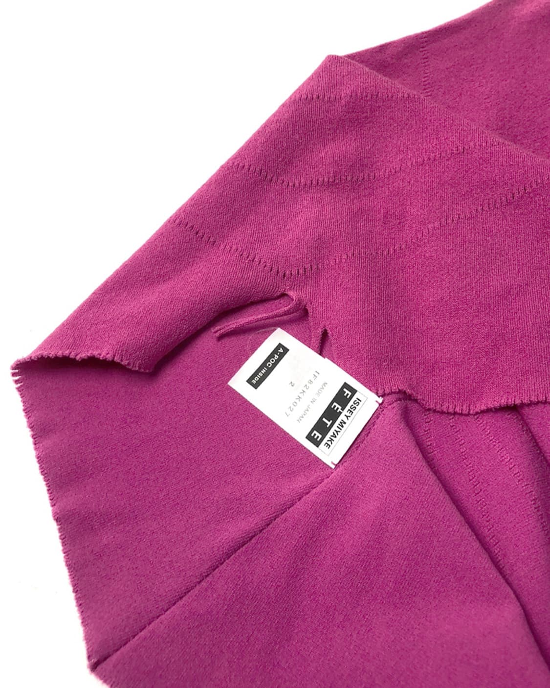Issey Miyake FETE 하이넥 프린지 슬리브리스 상품이미지9