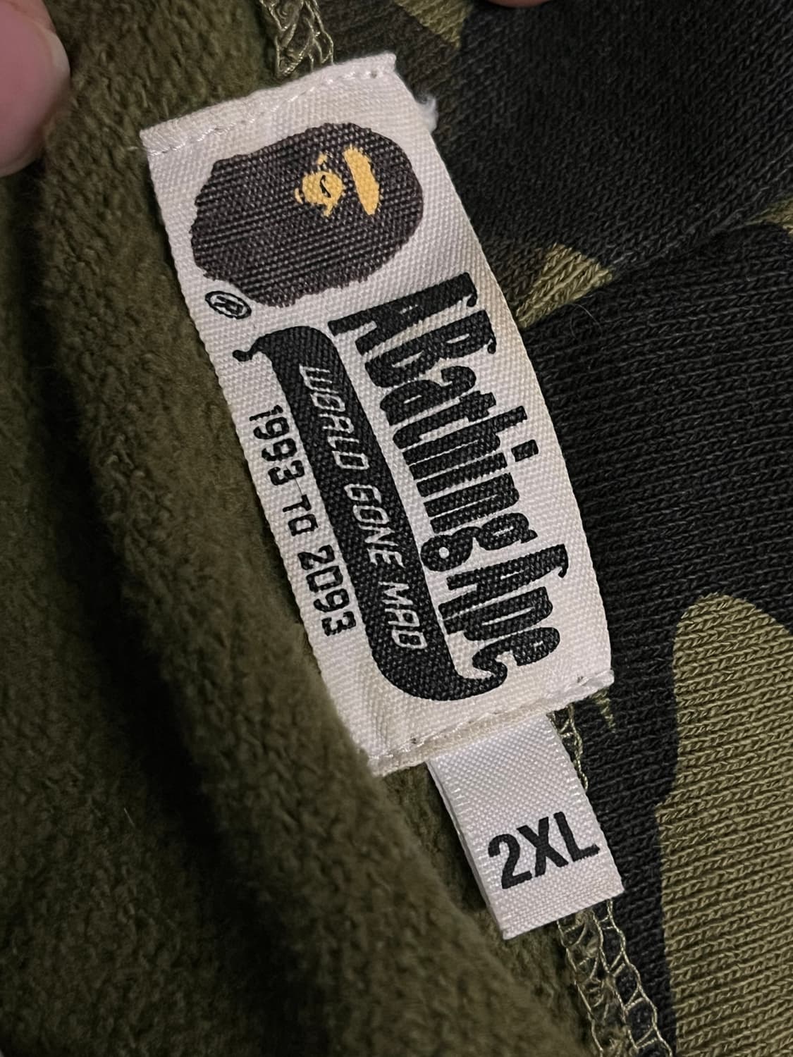 베이프 녹계 샤크 후드집업  상품이미지3