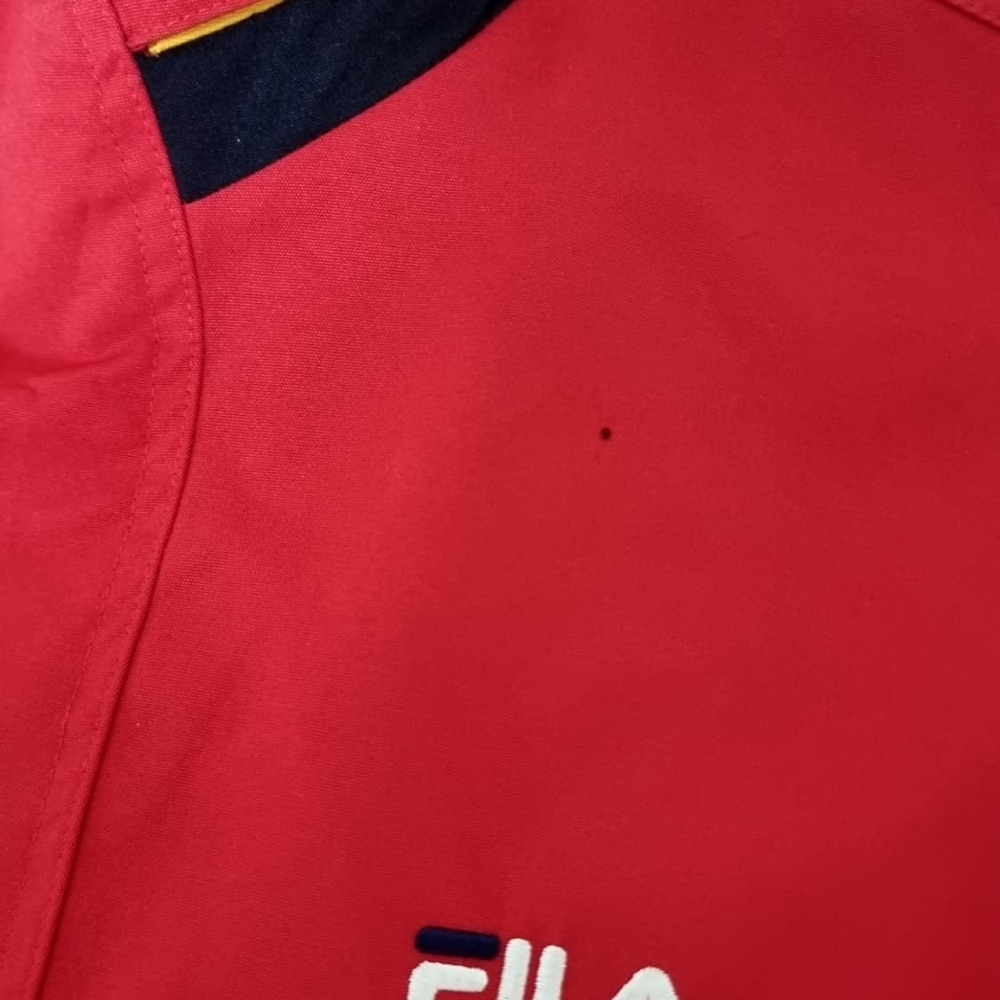 90년대 휠라 FILA 스포츠 바람막이 자켓 레드 네이비(105) 상품이미지4