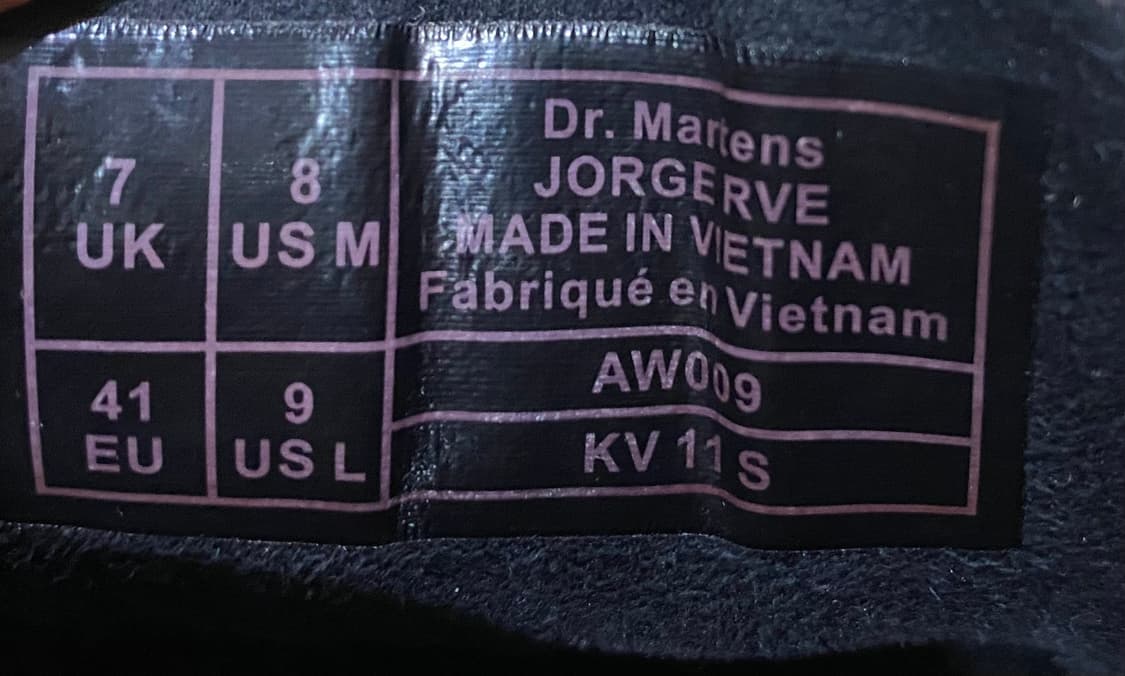 닥터마틴 조지 RVE 블랙 (260/uk7) 상품이미지9