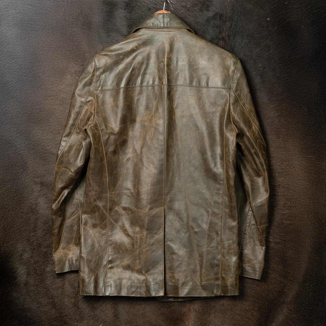 [100] 70s MITICI ANNI 60 이태리 메이드 레더하프코트  상품이미지6