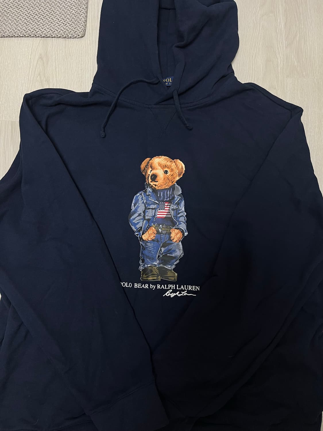 폴로 베어 랄프로렌 후드티 XL 네이비 상품이미지2