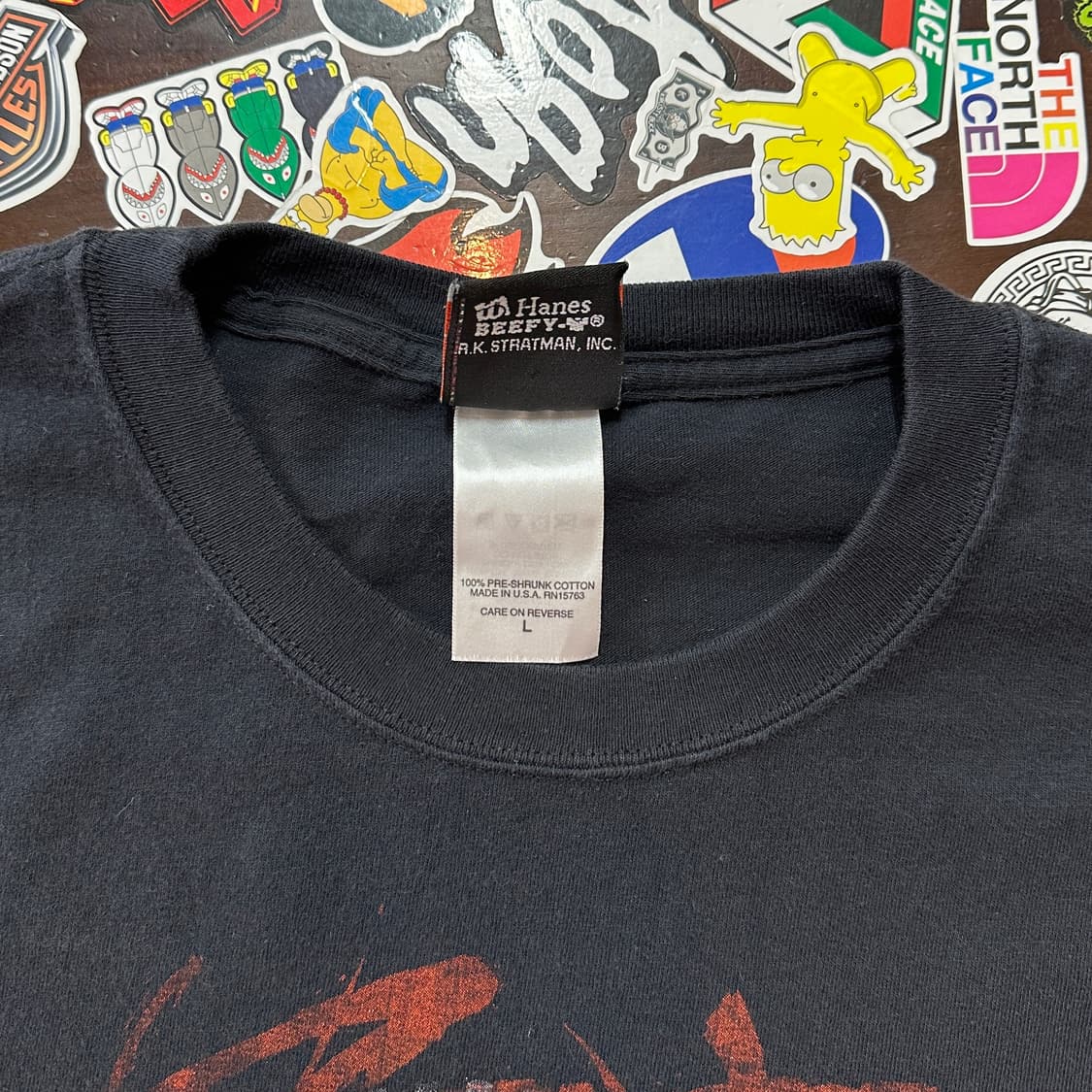 00s USA 할리데이비슨 스컬 롱슬리브 티셔츠 L 상품이미지7