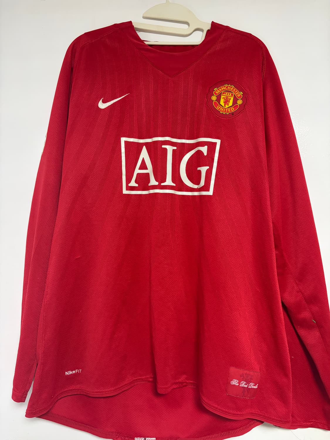 나이키 맨유 호날두 07 긴팔 유니폼 판매합니다! 상품이미지1