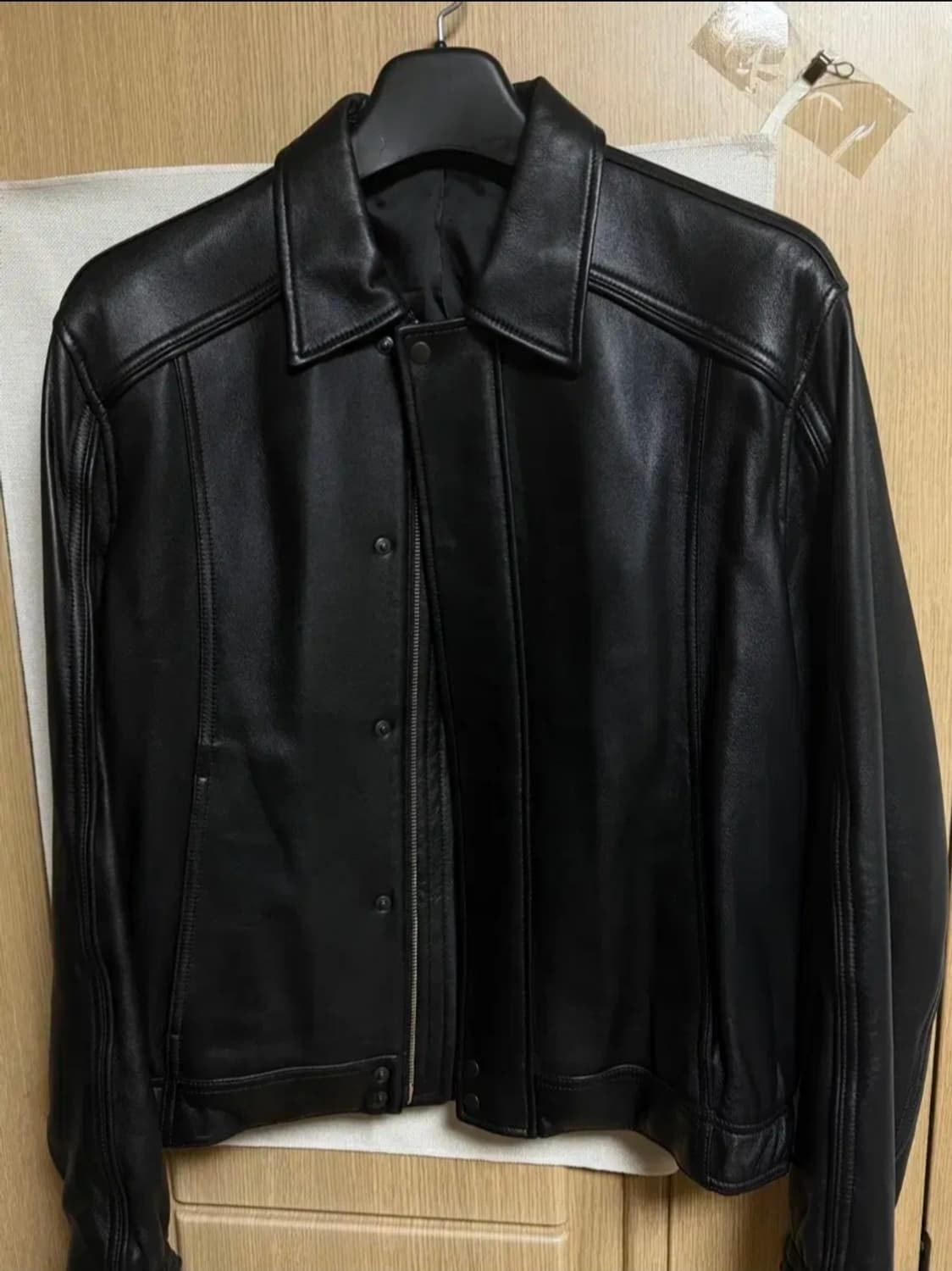 유스 레더 봄버 M사이즈 상품이미지2