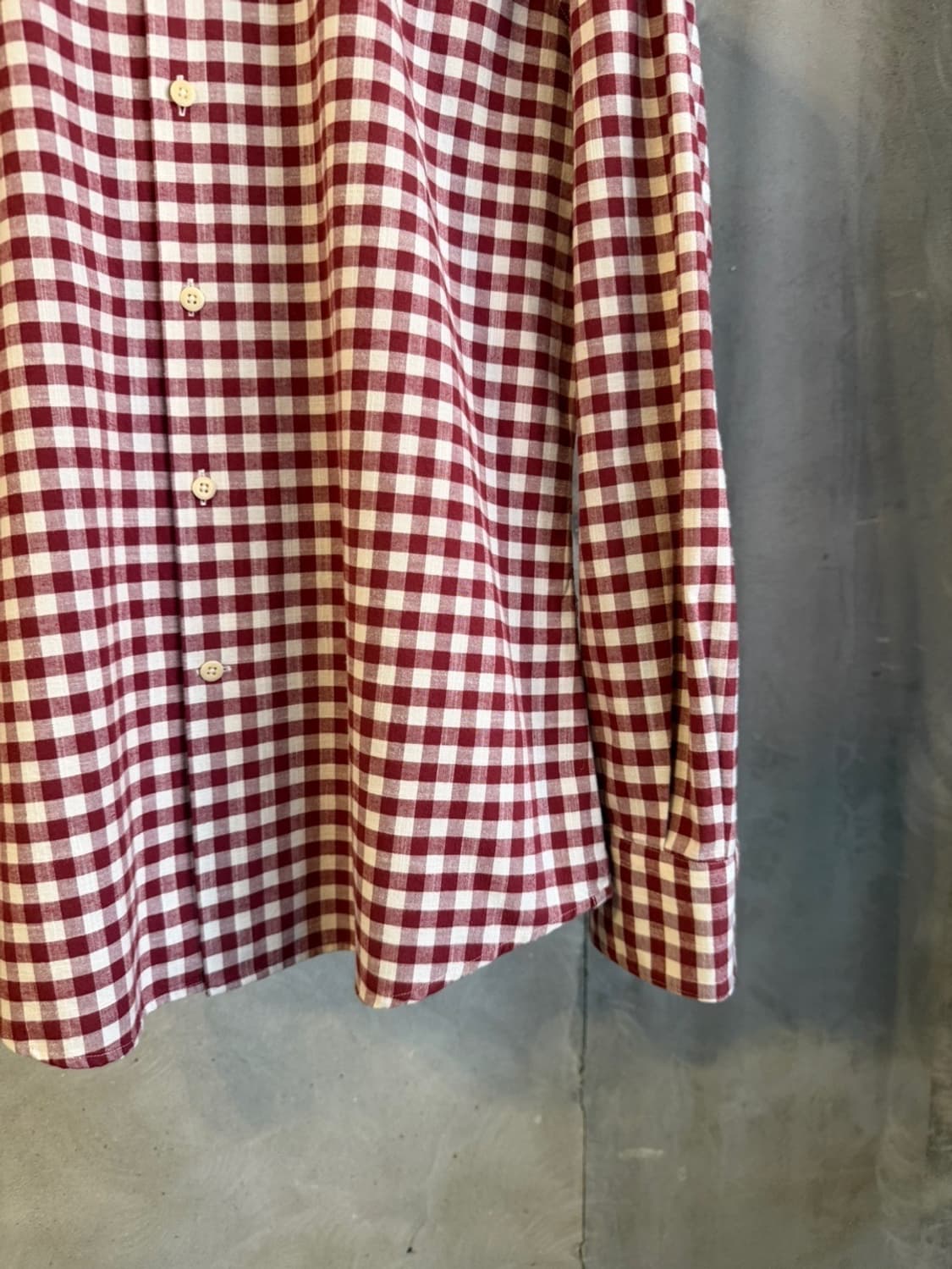 글랜셔츠 깅엄체크 셔츠 100 상품이미지6