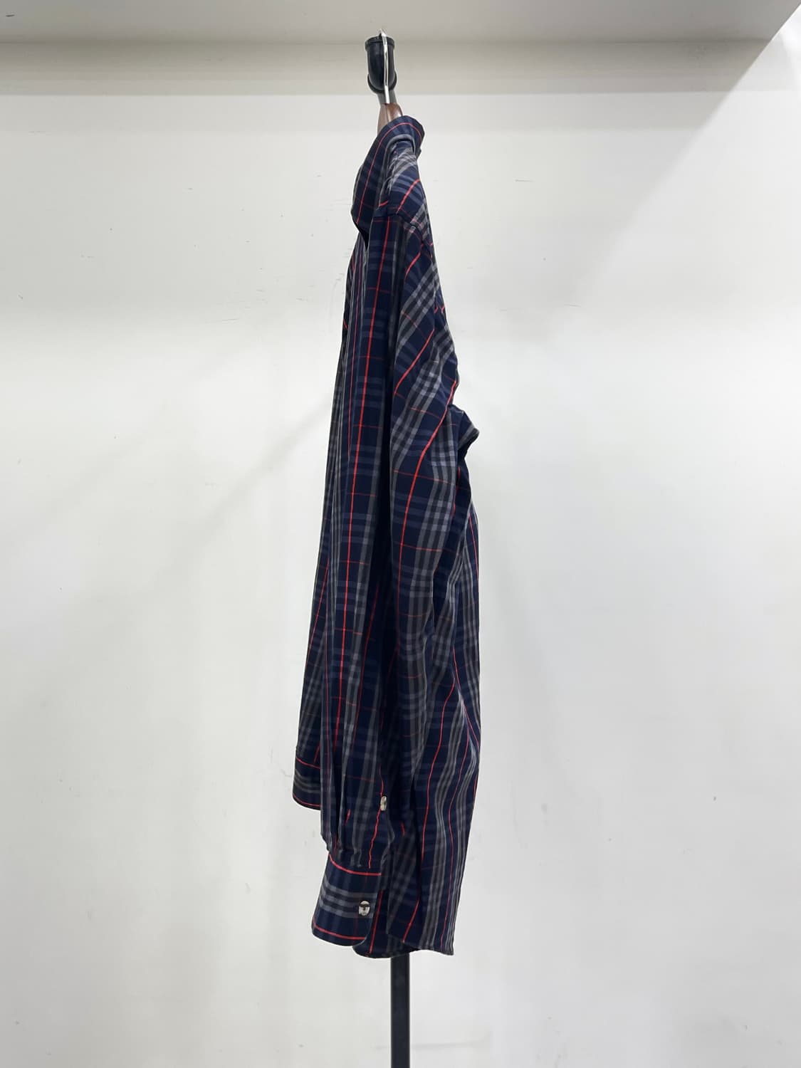 버버리 네이비 체크 남방 남성 상품이미지2