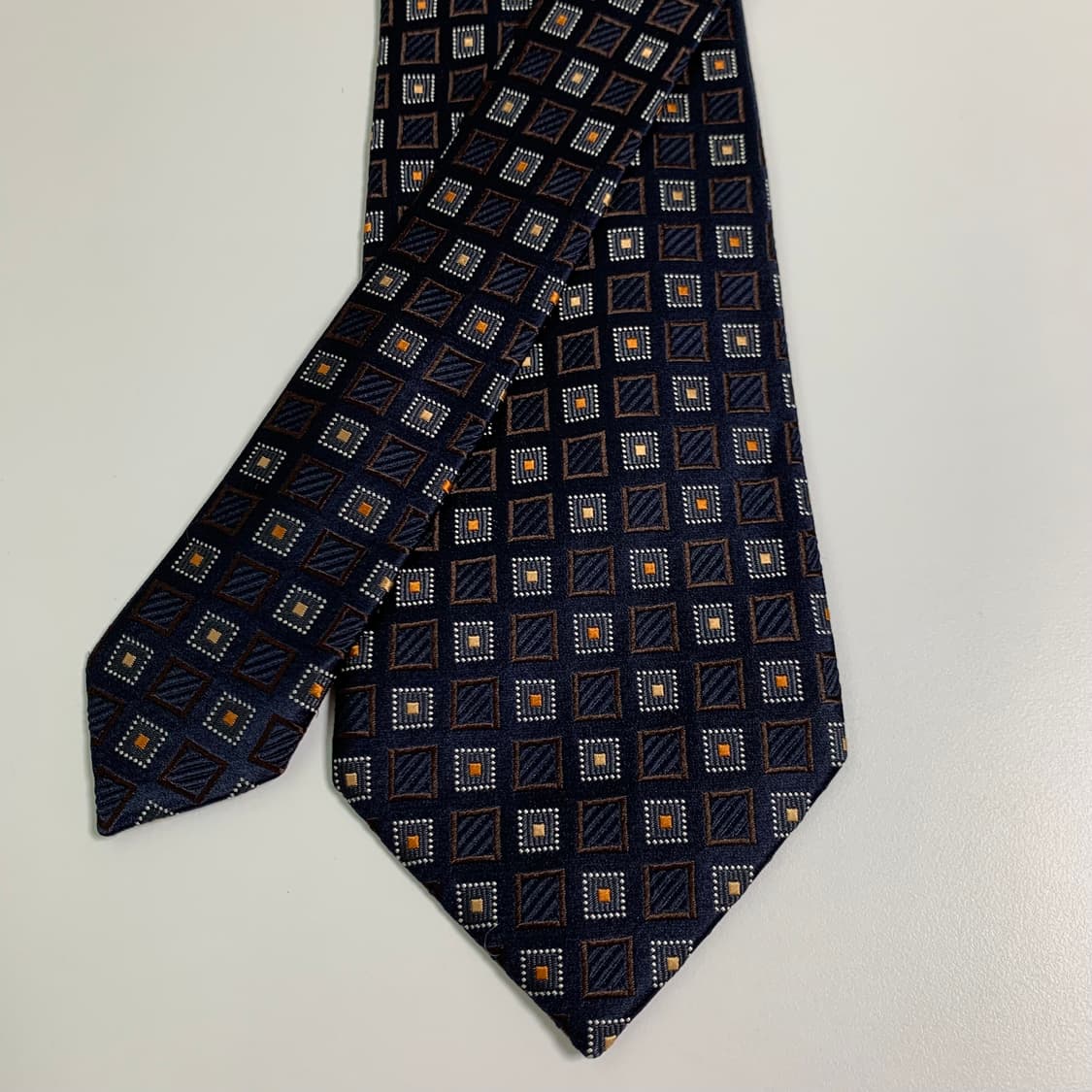 에르메네질도제냐 이태리 100실크 명품넥타이 최상급 A+등급 네이비 상품이미지4