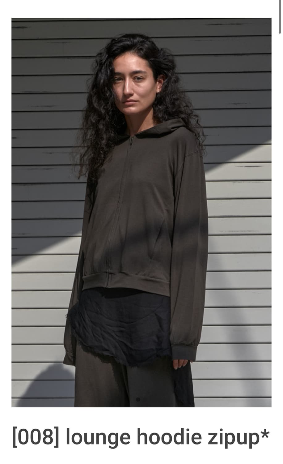 [3] 머듈 라운지 후드 집업 올리브 상품이미지1
