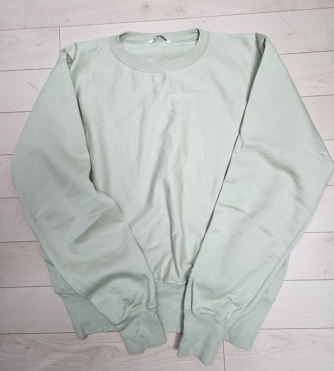 오라리 엘라스틱 하이 게이지 맨투맨 스웻셔츠 상품이미지2