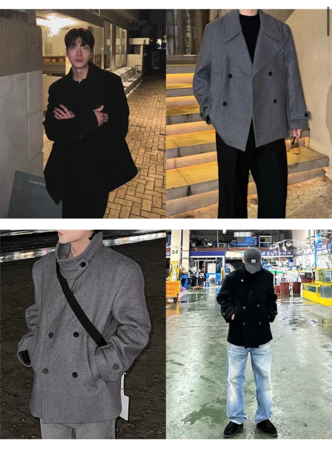 데꼬로소 더프 발마칸 울 하프코트  상품이미지2