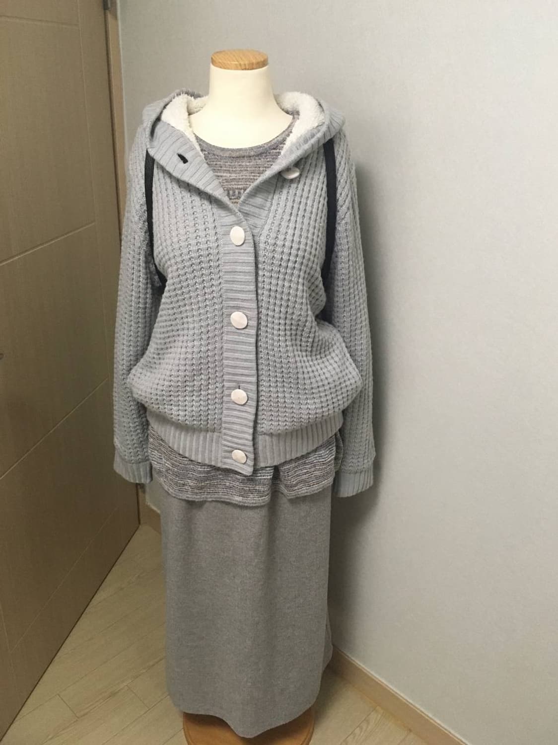 일본빈티지 모리걸 톤온톤 코디세트 너드룩 핀터깔 스즈코 지구네 카모메산장 상품이미지1