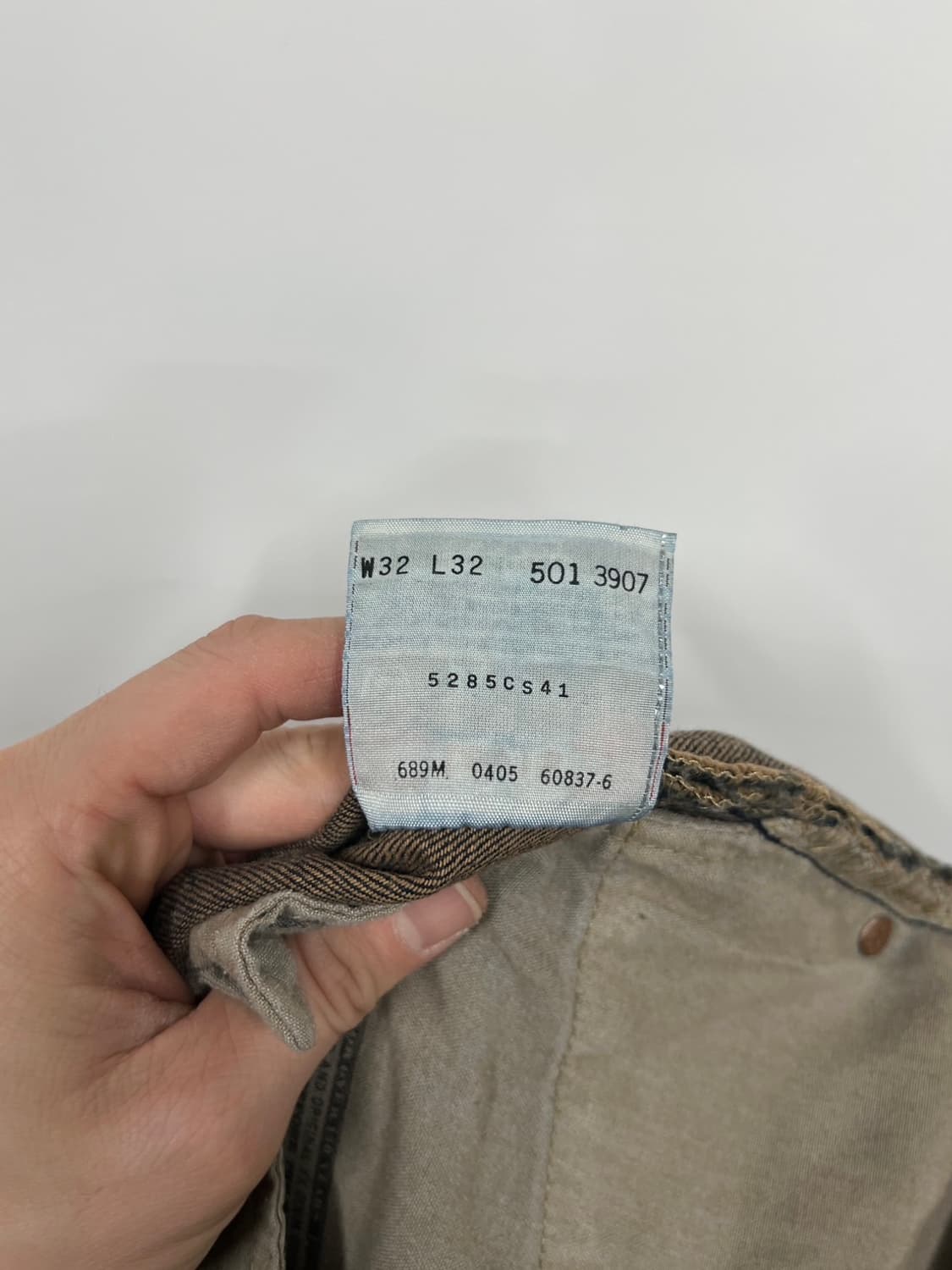 리바이스 501 버튼플라이 스트레이트 데님 팬츠 상품이미지9