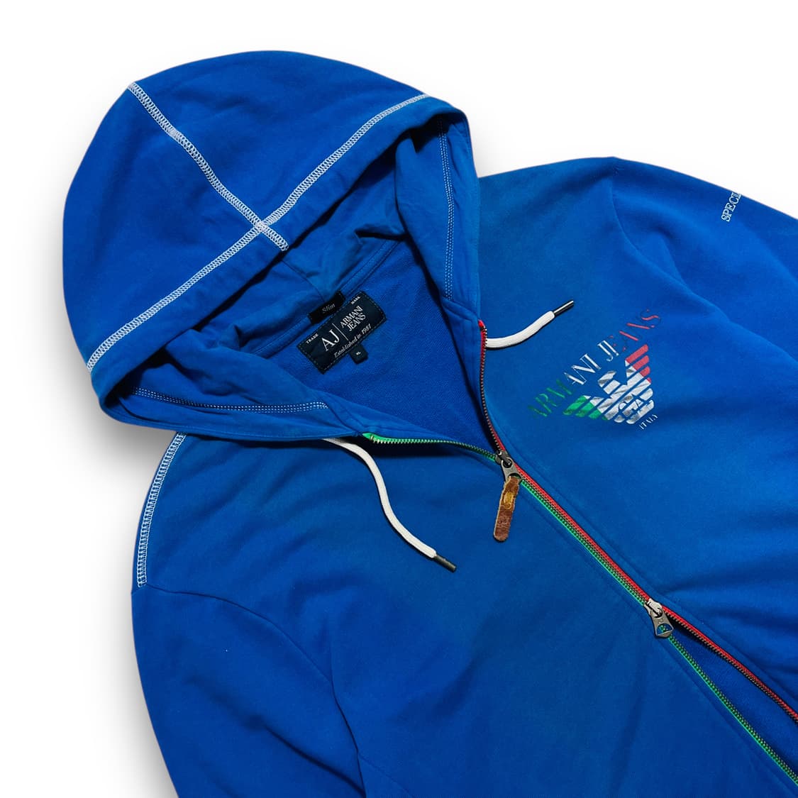 아르마니 진스 스페셜 에디션 이태리 투웨이 후디 집업 상품이미지2