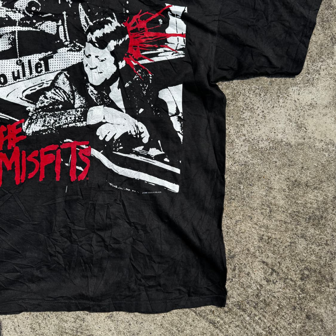 [M] 90s All sport The Misfits Bullet 티셔츠 상품이미지4