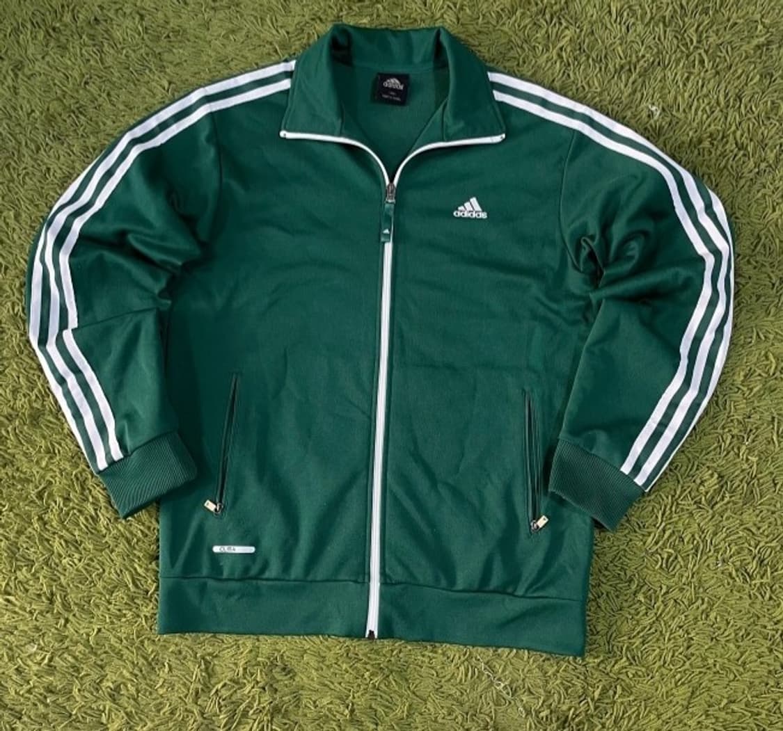 아디다스 그린 초록 트랙탑 져지집업 95/M 상품이미지1