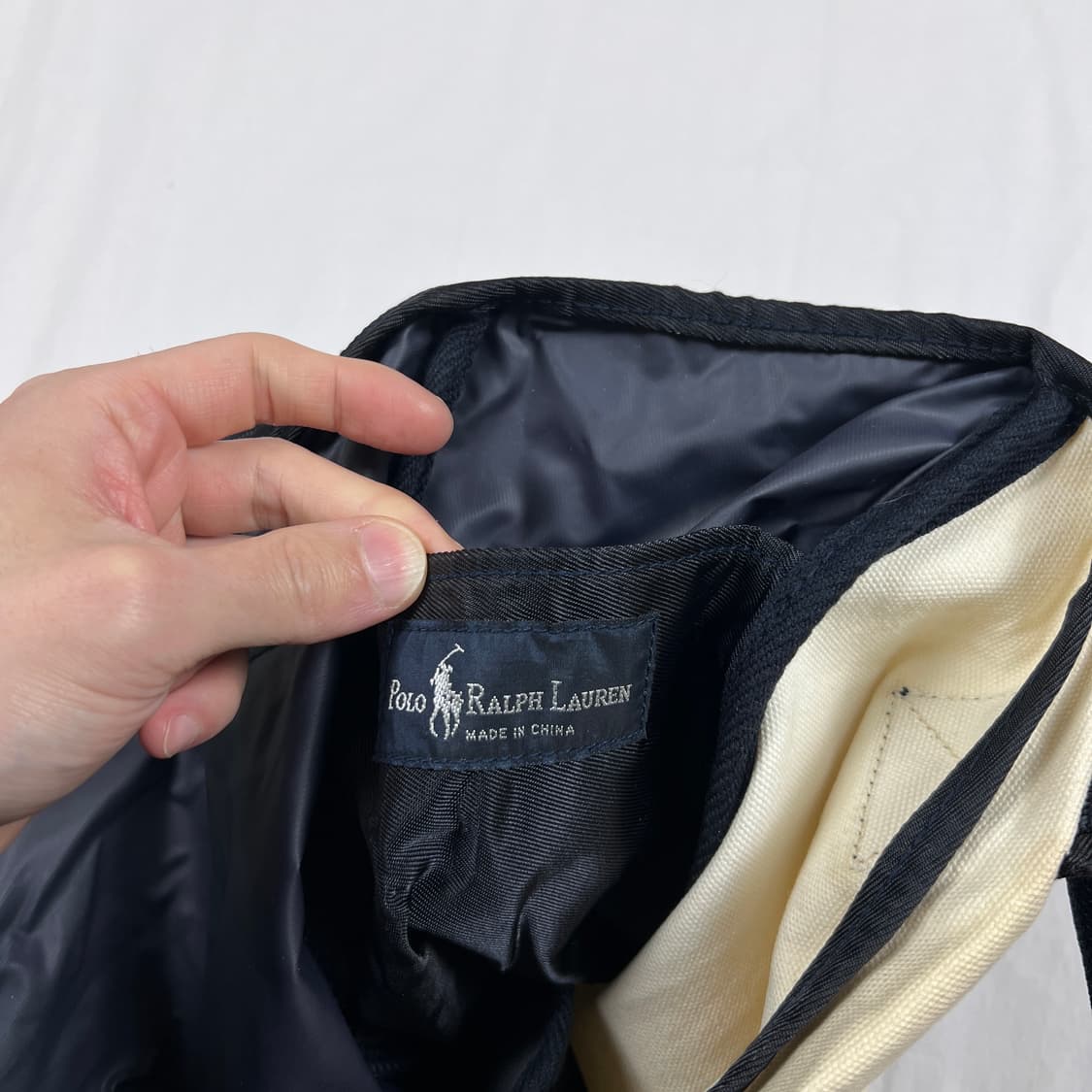 90s 폴로랄프로렌 싯다운 베어 핸드백 가방 상품이미지6