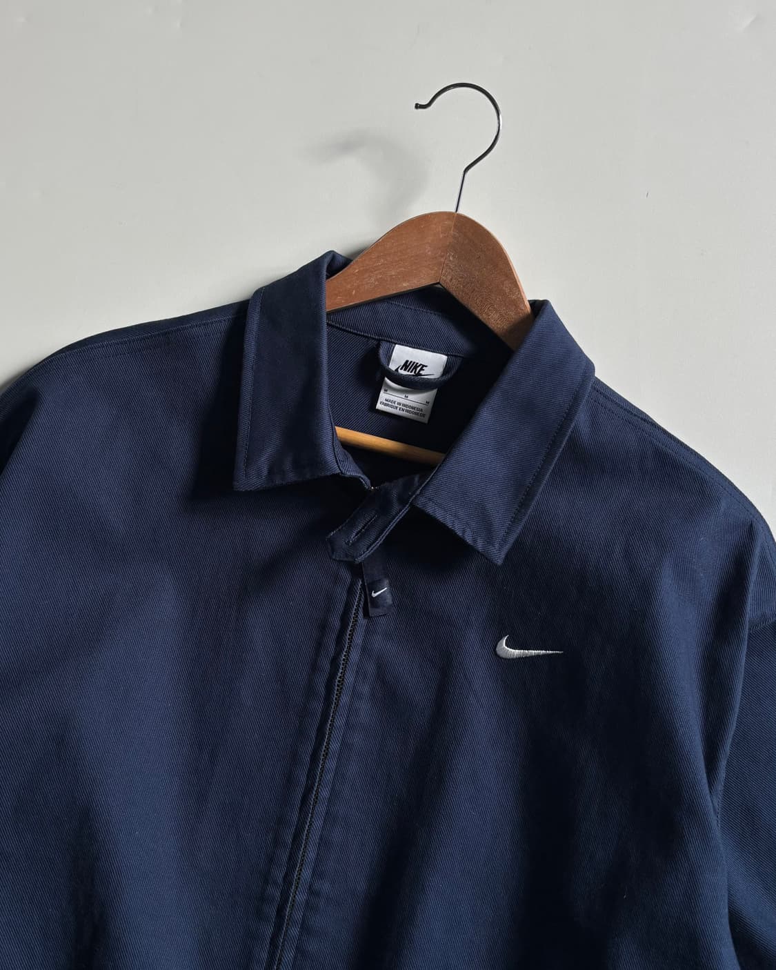 Nike 나이키 스우시로고 블루 코튼 자켓 상품이미지2