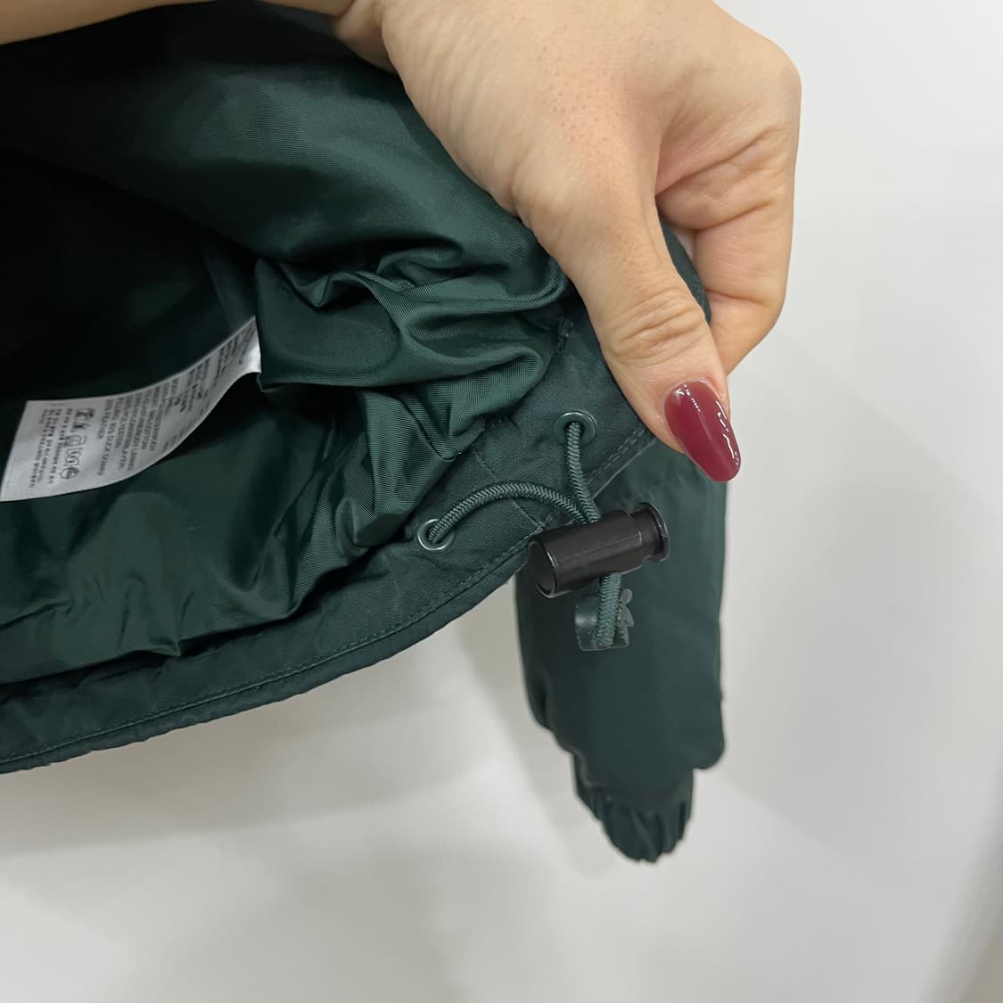 아디다스 파이어버드 패치 덕다운 딥그린 패딩 상품이미지8