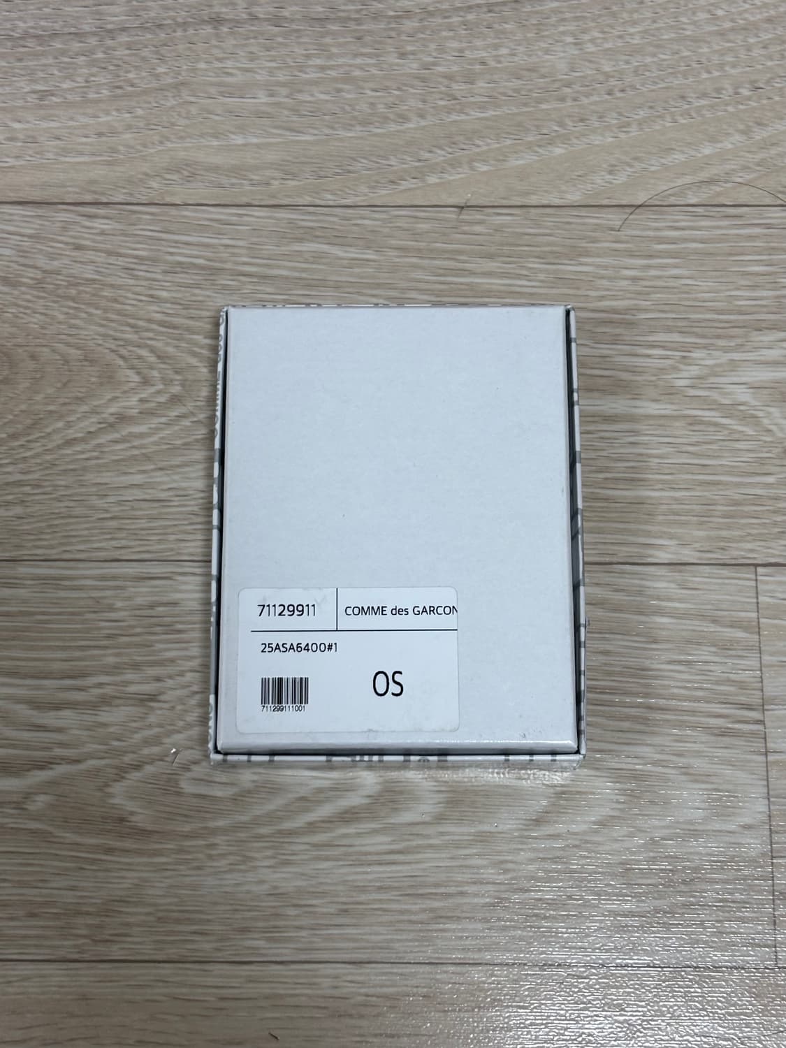 꼼데가르송 블랙 소가죽 카드지갑 새상품 상품이미지3