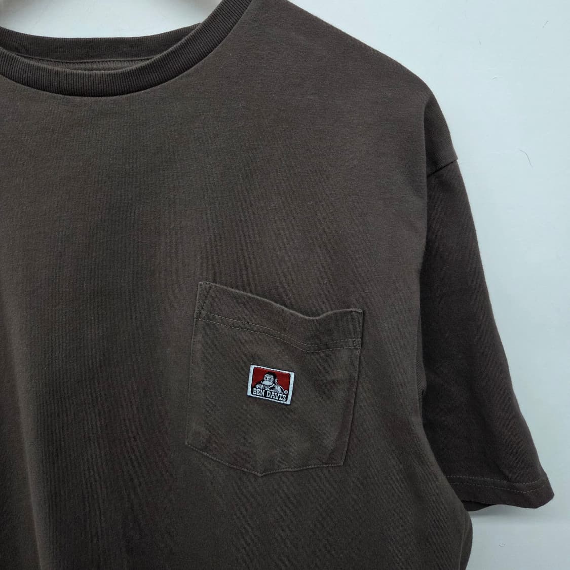 벤 데이비스 포켓 반팔 티셔츠 브라운 남성XL 상품이미지2