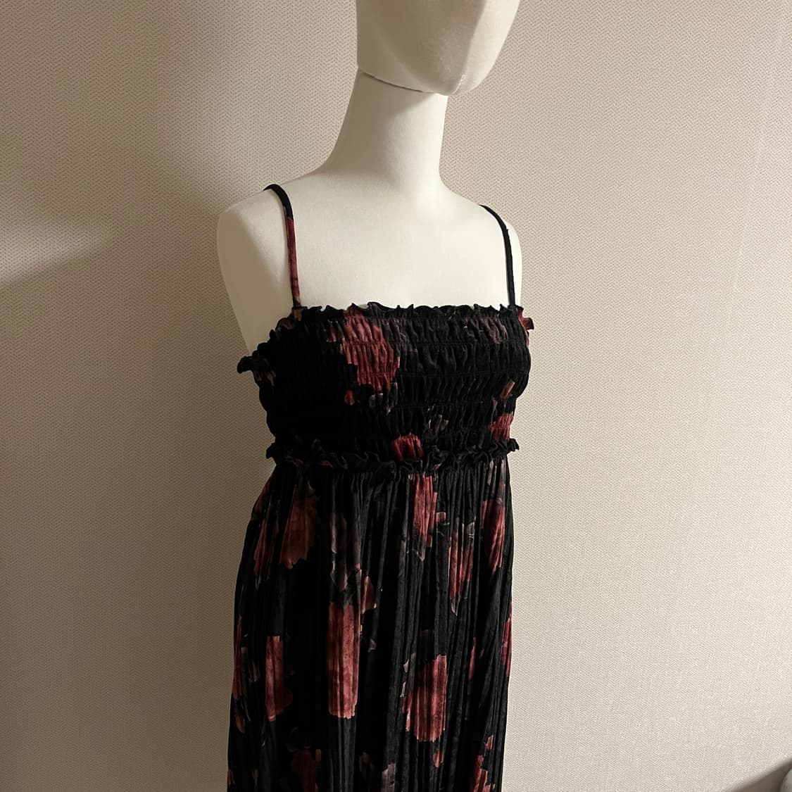 LESTROSE 벨벳 빈티지 원피스 상품이미지3