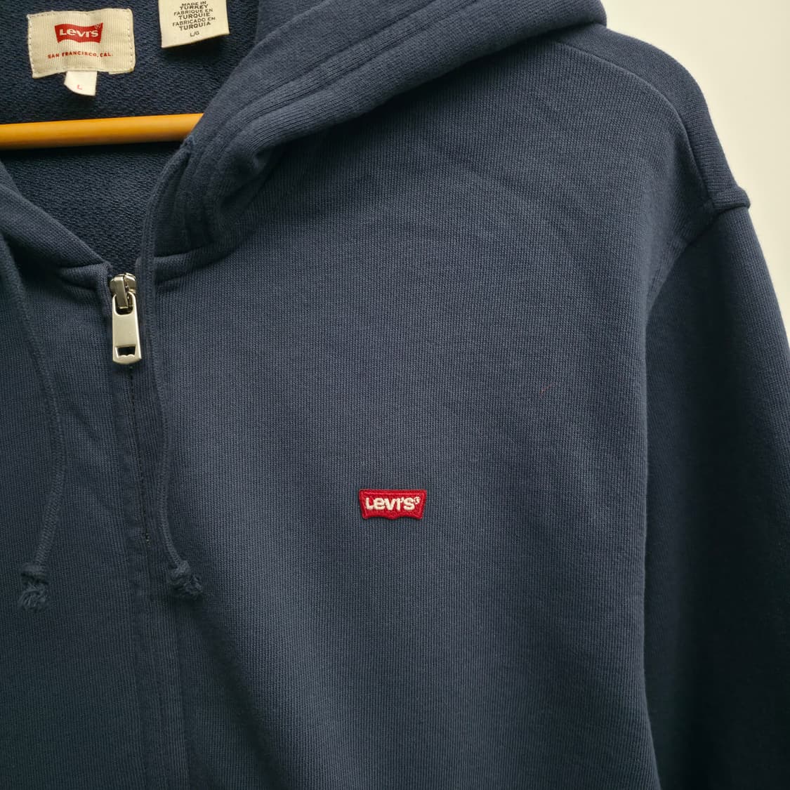 [L] 리바이스 네이비 후드 집업 상품이미지4