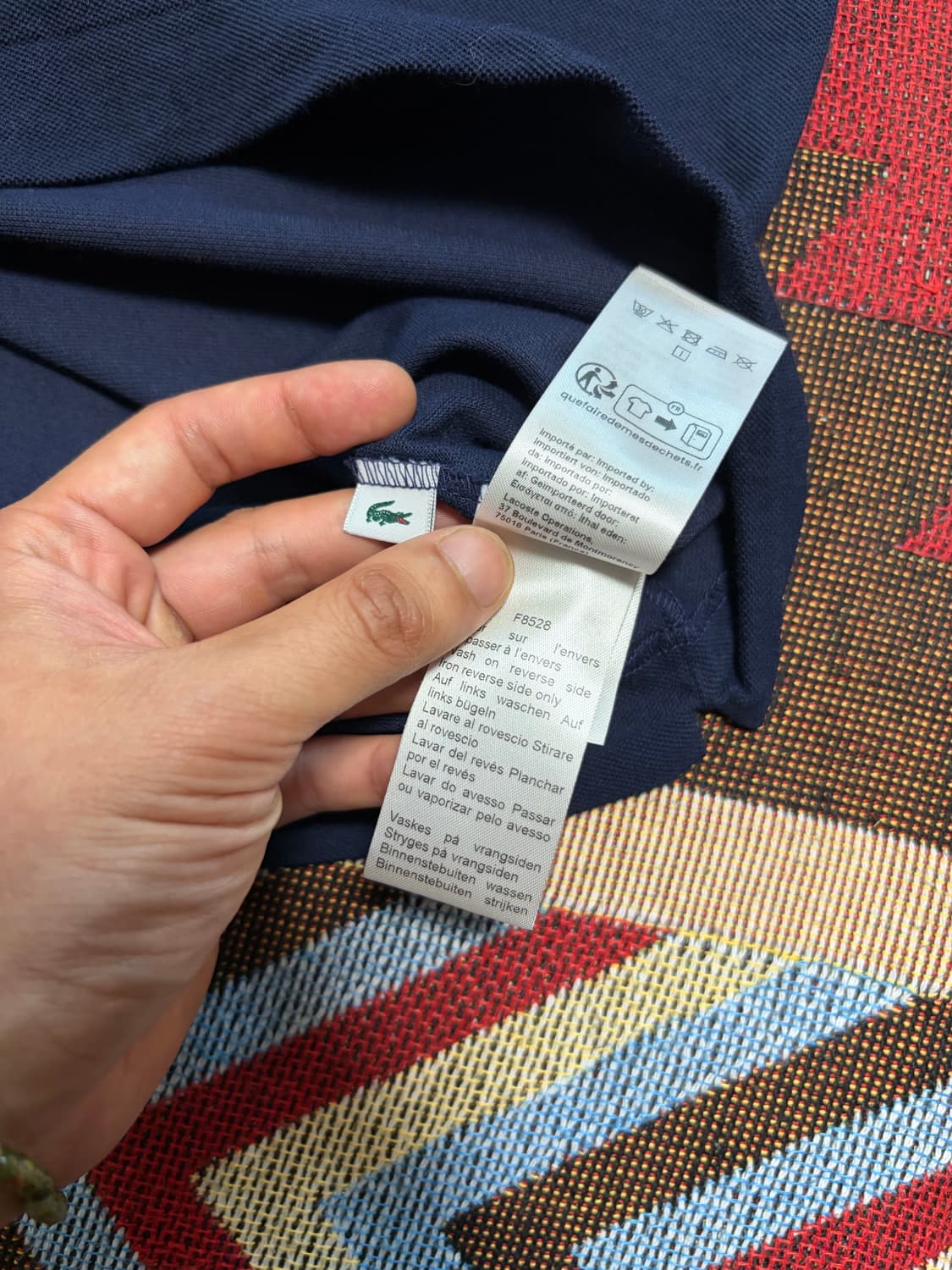 2XL) 라코스테 스포츠 골프 카라티 냉감 여름용 카라티 상품이미지6