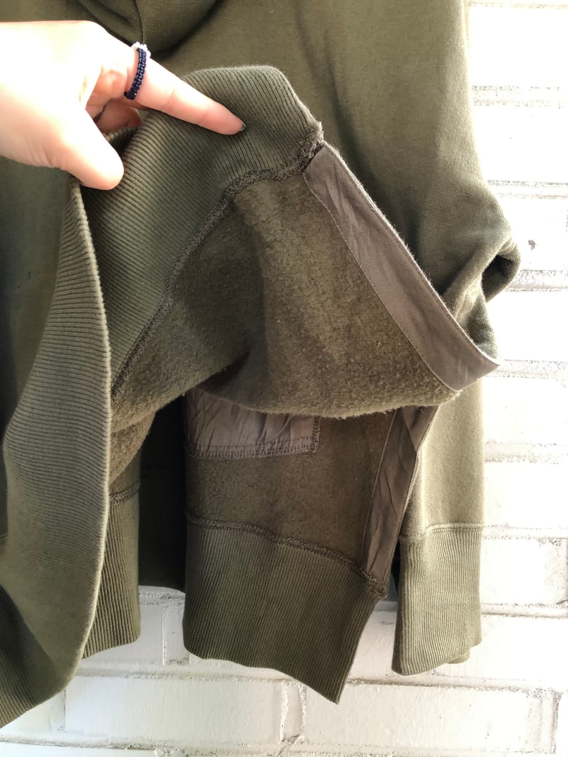폴로 카키 아일렛 후드티 상품이미지7