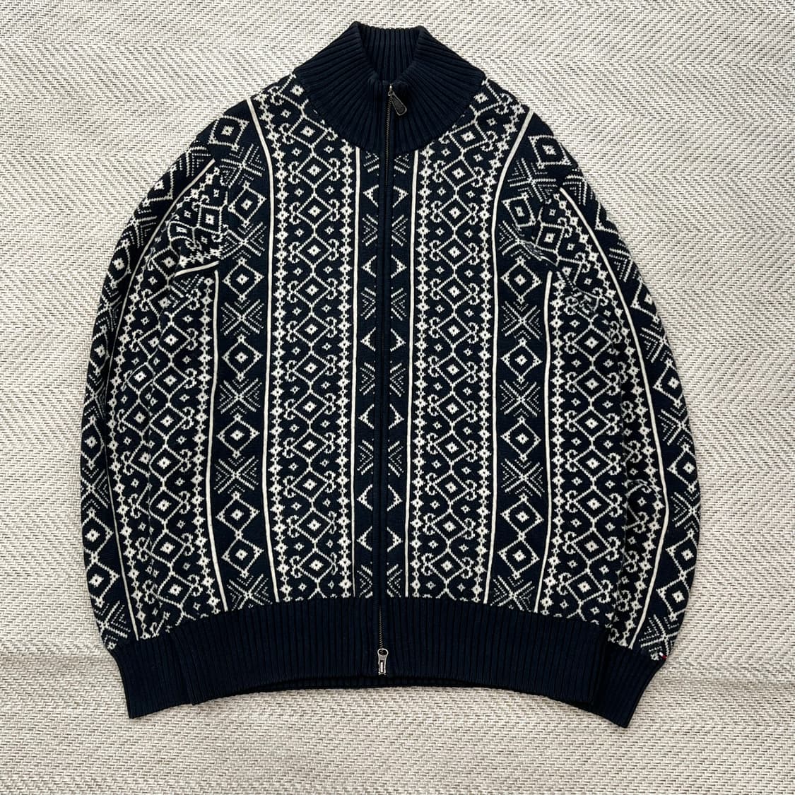 타미힐피거 에스닉 패턴 니트집업 r2501 상품이미지1