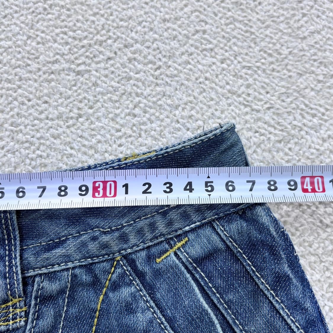 30 빈티지 데님 버뮤다 카고 팬츠 0409E 상품이미지5