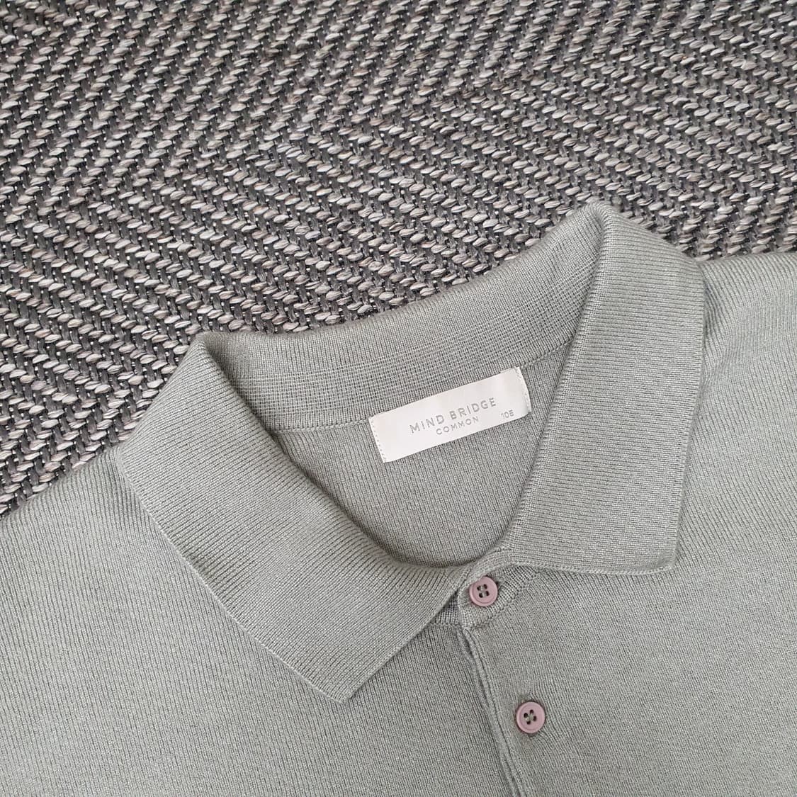 마인드브릿지 긴소매 니트 카라티 남자105 상품이미지2