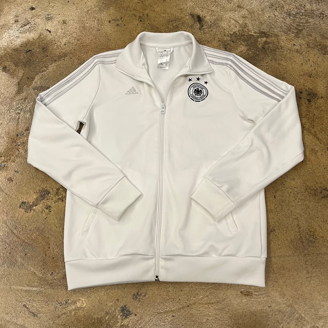 아디다스 화이트 실버 흰실 독일 져지 트랙탑 상품이미지2